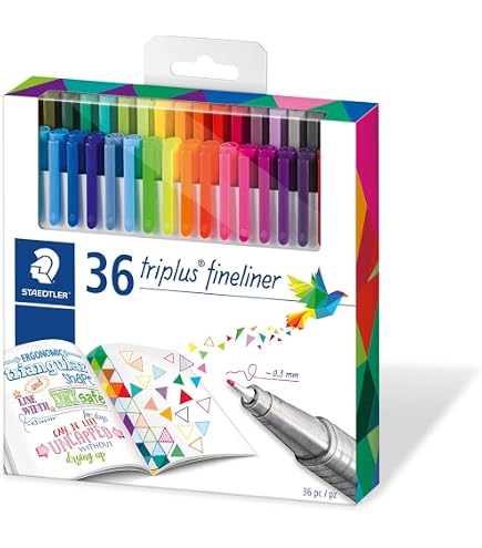 STABILO Triplus Broadliner – 10 Fineliner Mit 0,8 Mm Breitspitze, Trocknungssicher