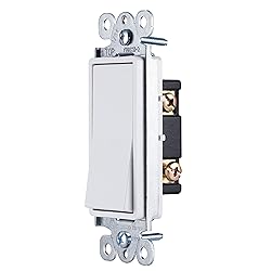 GE Paddle Rocker Switch - Single Pole