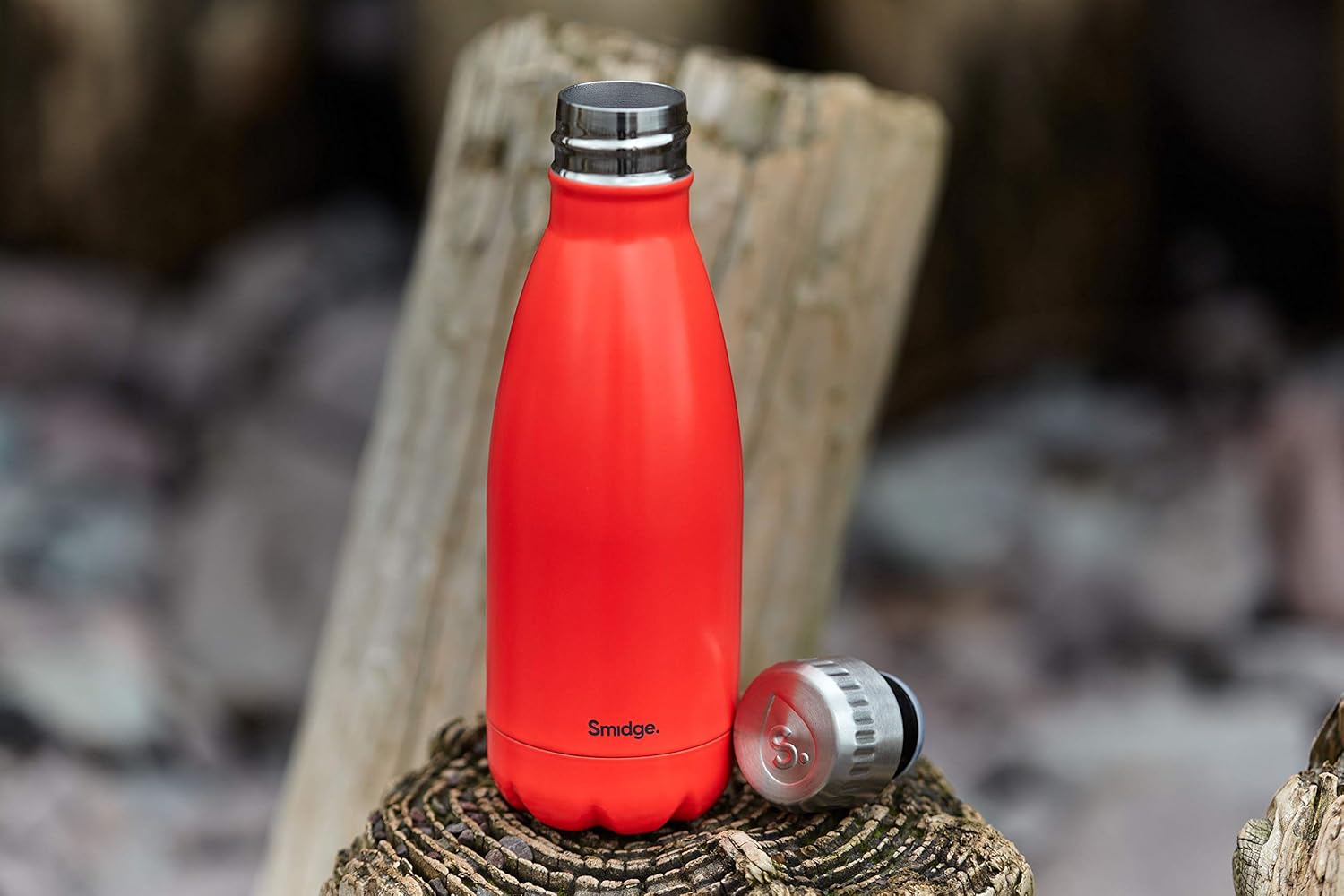 Smidge Reusable Water Bottle 500ml, Leakproof Double Wall Stainless Steel, Insulated Vacuum Flask 12 Hours Hot & 24 Cold - Image 4