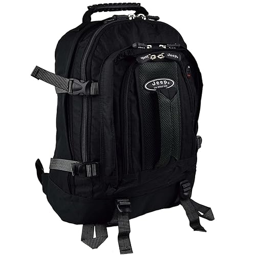 JEEP HI VIZ VIS REFLECTIVE RUNNING CYCLING BACKPACK SCHOOL RUCKSACK BAG