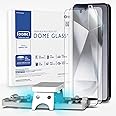 DOME GLASS Whitestone [Authentic full coverage] Tempered glass screen protector for Galaxy S24 with UV lamp [2pack]