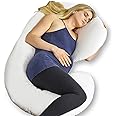 Full Body Pregnancy Pillow – Extra Soft Support Cushion for Maternity Nursing and Back Pain Relief - 100% Cotton Washable Cov