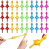 Sumind 30 Pcs Rubber Chicken Slingshot Flying