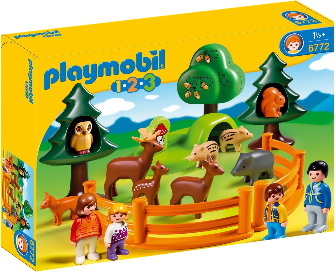 Playmobil 6772 1.2.3 Forest Animal Park