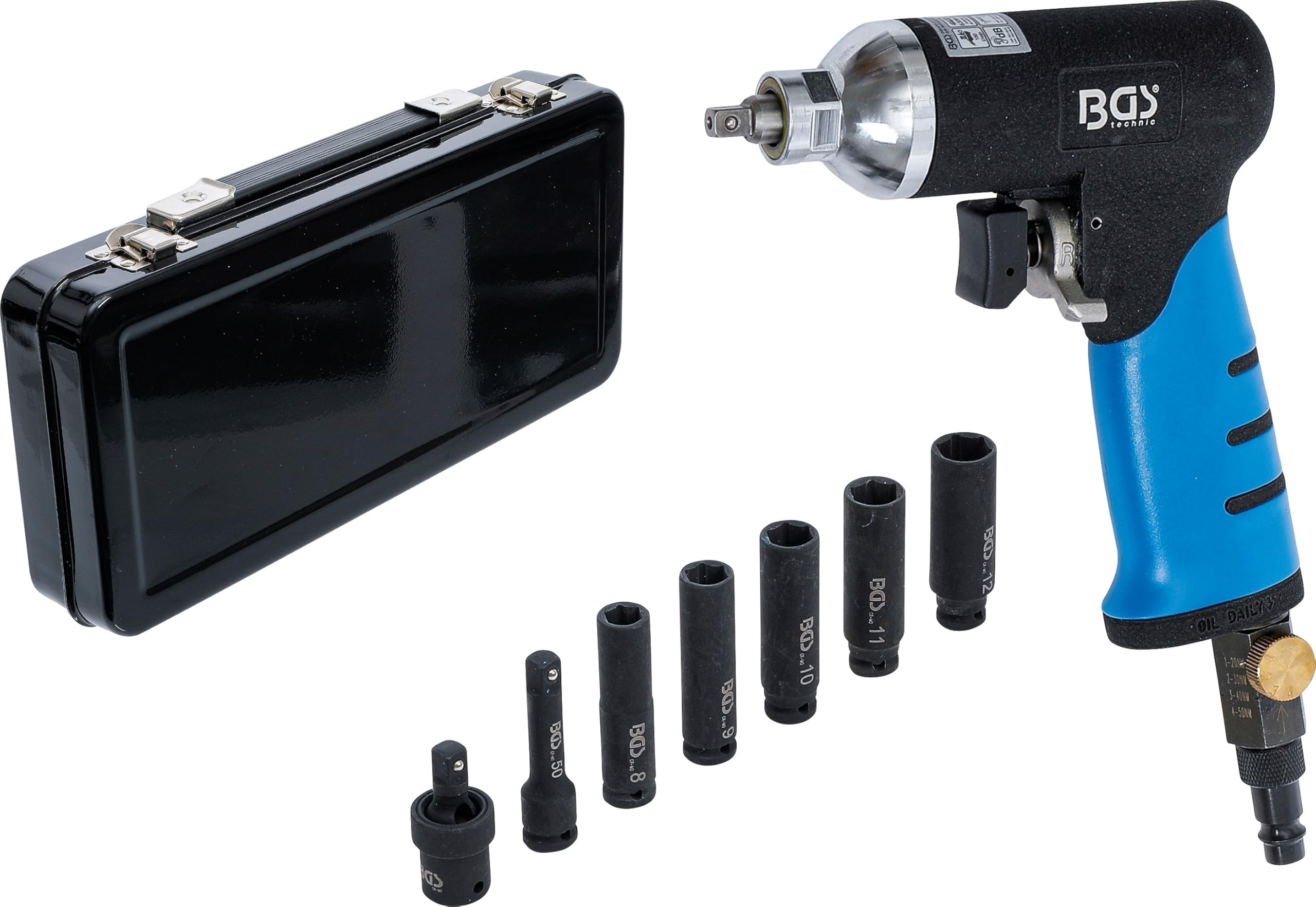BGS 3320 | Air Impact Wrench Set for Glow Plugs