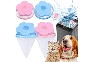 PLAYQUEEN 4pcs-pet Hair Remover for Laundry,Dog Hair Remover for Laundry,Lint Catcher for Laundry,lint Catcher for Washing Machine,Hair Catcher Washer Machine,Dog Hair Catcher for Laundry
