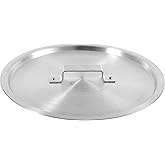 Winco Aluminum Cover for Stock Pot 20 quart, 2.0 mm