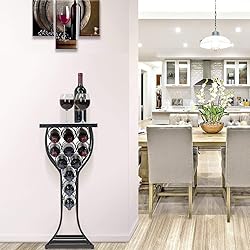 Sorbus Wine Rack Console for Home Bar - Mini Wine