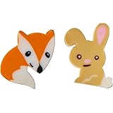 Kikkerland Woodlands Erasers, Set of 10