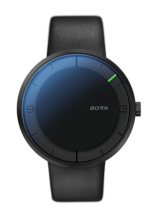 BOTTA Design NOVA Plus Herren-Einzeigeruhr Analog Automatik mit Lederarmband 850000