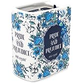Steel Mill & Co Novelty Shaped Book Theme Scented Candle, 5 oz Candle with Sweet Citrus Notes of Bergamot and Moss, Unique Gift for Mother's Day (Pride and Prejudice)