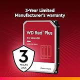 WD Red Plus 4TB NAS Internal Hard Drive 5400 RPM SATA 6Gb/s CMR 256MB view 6