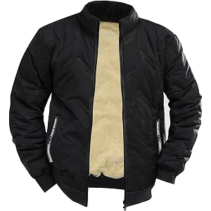 Vividcrate Fleece Jacket Men Warm Fleece Coat Men's Winter Fall 2026 Warm Track Quilted Jackets