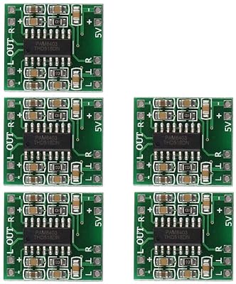 HiLetgo 5pcs PAM8403 2X 3W Mini Digital Power Amplifier Board AMP Class D 2.5-5V Input