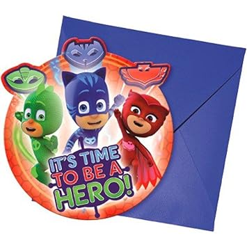 Procos Inviti Sagomati Super Pigiamini Pj Masks Multicolore 5pr88635