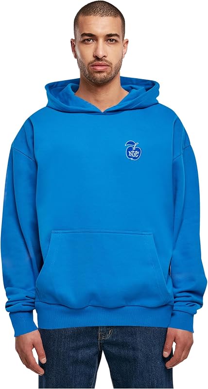 Sweat à Capuche Big Apple NYC Ultra Heavy Cotton Box - Sweat à Capuche surdimensionné en Coton Lourd - Streetwear pour Les Loisirs et Le Quotidien