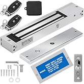 FERUERW Access Control Outswinging 600lb Electromagnetic Door Lock | Access Control Kit System, with Two Remote Control, Built-in Alert Tone (Not Adsorbed Correctly)