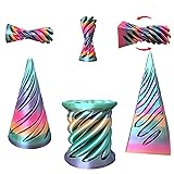 ajitxalr 3 Packs Impossible Cone,Spiral Cone Fidget