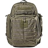 5.11 Tactical Backpack, RUSH 72 2.0 Military Survival Molle Back Pack with Laptop Compartment, Large, 55L, Style 56565ABR