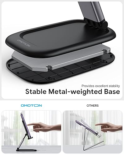 OMOTON Foldable Cell Phone Stand, Fully Portable Phone Holder with