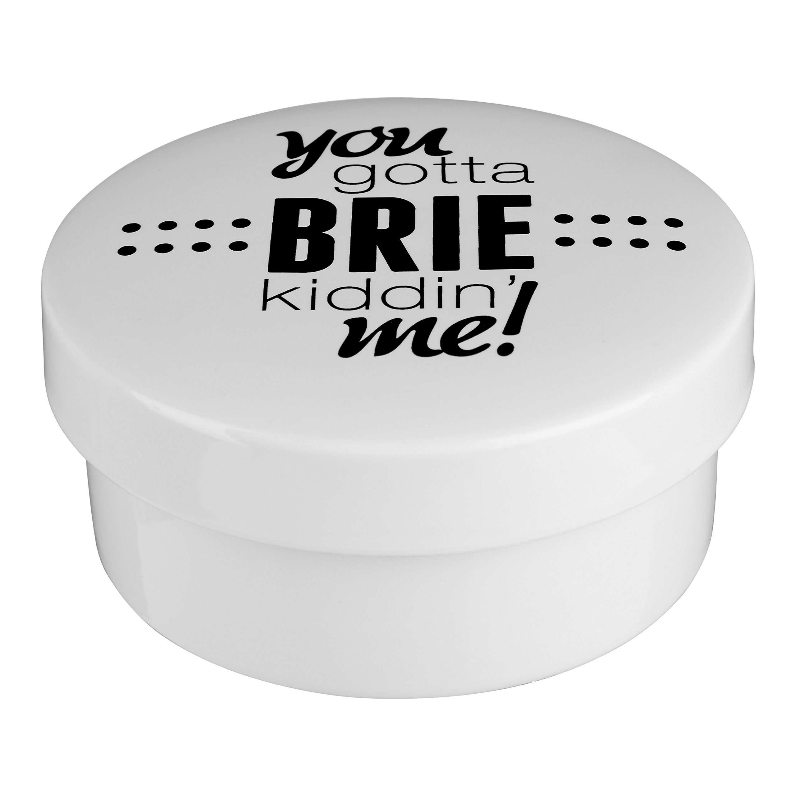 Premier Housewares Pun and Games Cheese Baker, White