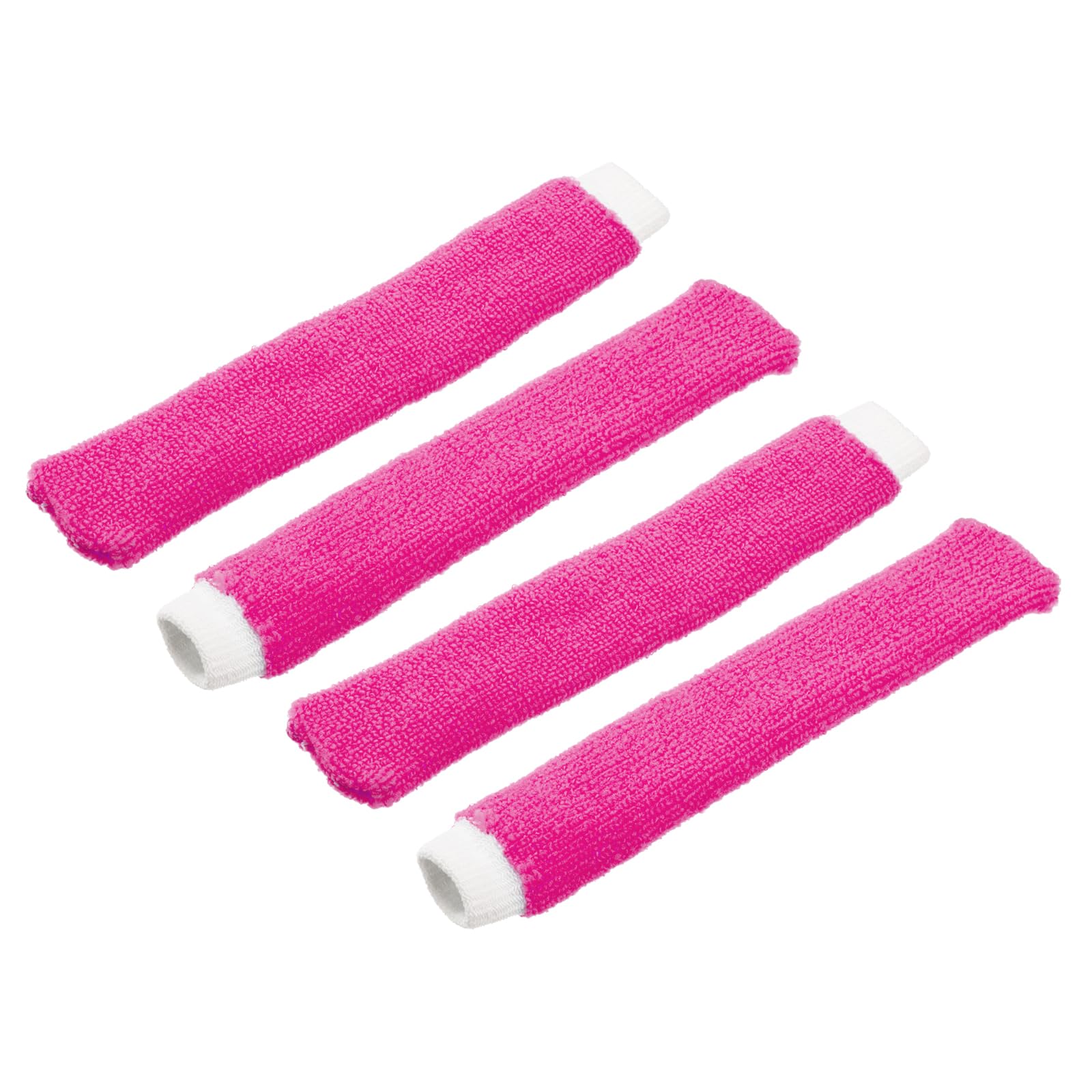 M METERXITY 4 Pack Badminton Towel Overgrip - Nylon Anti-Skid Sweatband Tennis Racquet Grip, Apply to Badminton/Tennis/Golf Handle (Fuchsia)