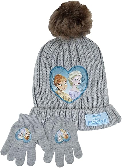 bobble hat and gloves set