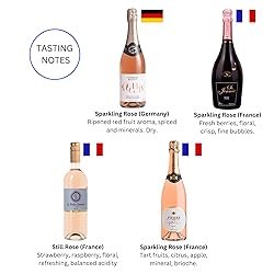 Non-Alcoholic Rosé Wine Sampler - 4 Bottles