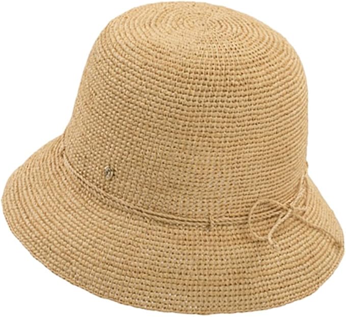 Amazon ヘレンカミンスキー Villa6 布バッグ付き Natural ハット 通販