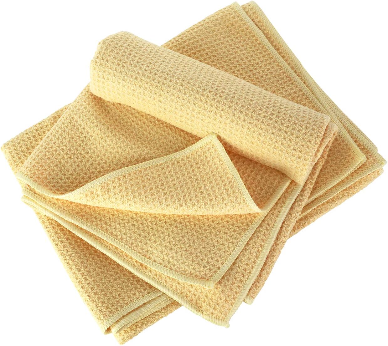 thumbnail image 2 of 6-Pack Extra Large Waffle Weave Microfibre Cloths – Super Absorbent Car Drying Towels 2 of 6