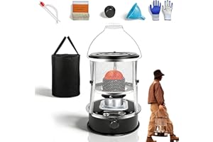 Non Electric Heaters for Indoor, 9000 Btu Kerosene Heater Indoor, Portable Indoor Heater for Home Power Outage, Emergency Hea