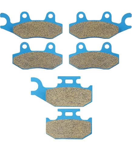 MOTOKU Bremsbeläge Komplett-Set Für Yamaha Rhino 700 (2008–2013)