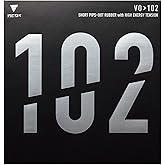 VICTAS(ヴィクタス) 卓球 表ソフトラバー VO102 020222 レッド 1.8サイズ