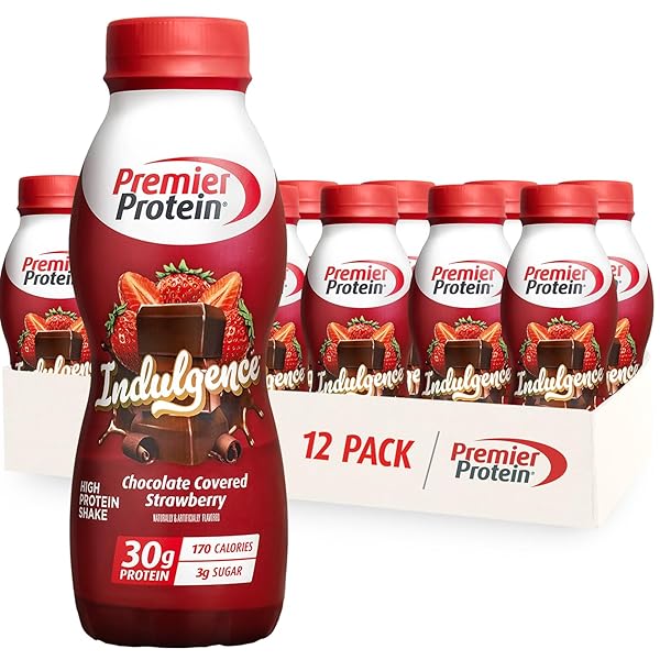 PREMIER PROTEIN SHAKE INDULGENCE, CHOCOLATE COVERED STRAWBERRY, 30G...