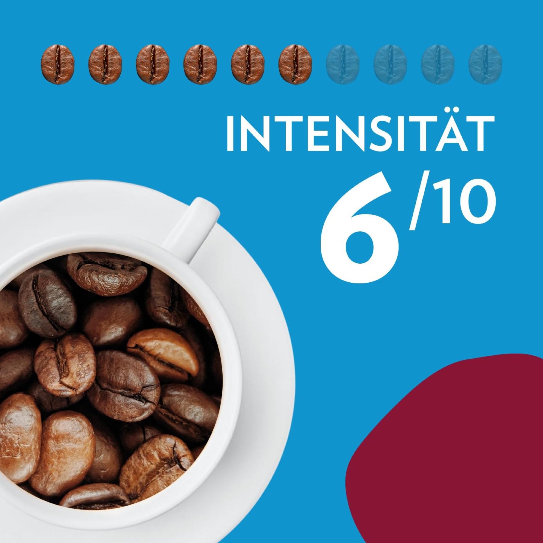 Lavazza, Decaf „My Rich Break“ Intenso, Entkoffeinierte Kaffeebohnen, Ideal für Cappuccino, mit Aroma Noten von Tabak und Holz, Arabica und Robusta, Intensität 6/10, Mittel-Dunkel Röstgrad, 500 g 4