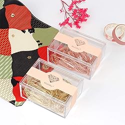 Gold Jumbo Paper Clips Bookmark Set, Multibey