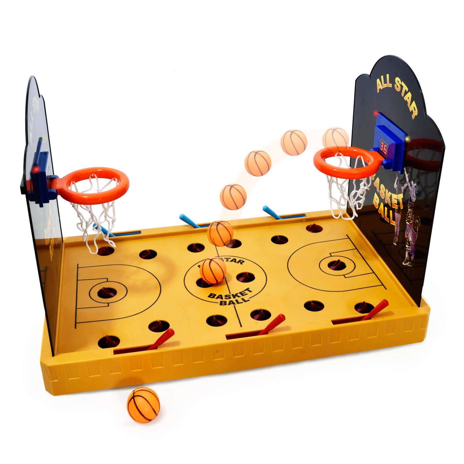 Goods & Gadgets Baloncesto electrónico mesa parte – Mesa en ...