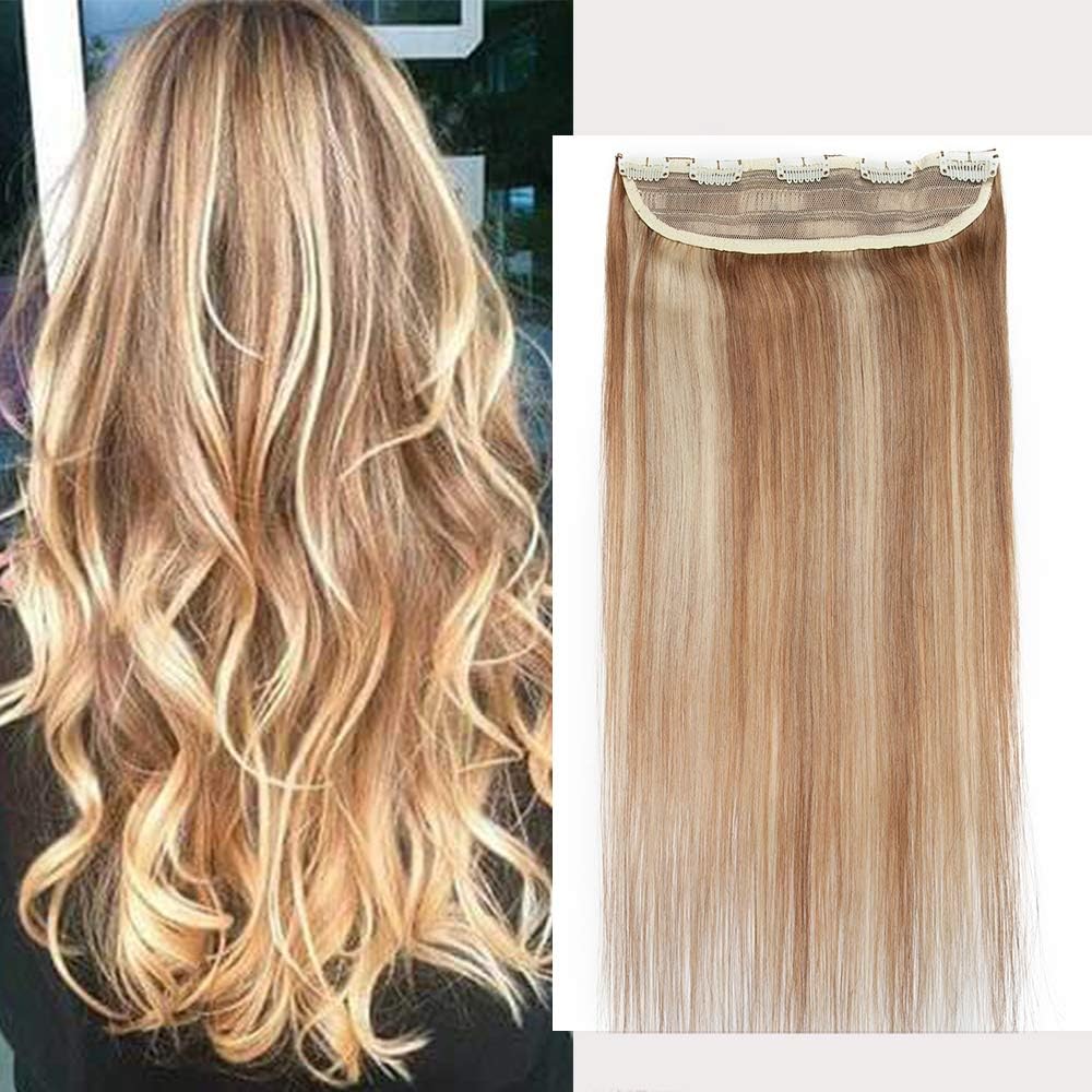 Real Hair Clip in Hair Extensions One Piece Human Hair Extension Remy