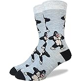 Good Luck Sock Men's Gorilla Socks, Big & Tall, Shoe Size 13-17