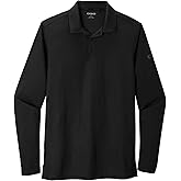 OGIO Unisex Caliber 2.0 Long Sleeve | Moisture Wicking Polo Shirt for Men & Women, Casual Long Sleeve Polo for Work