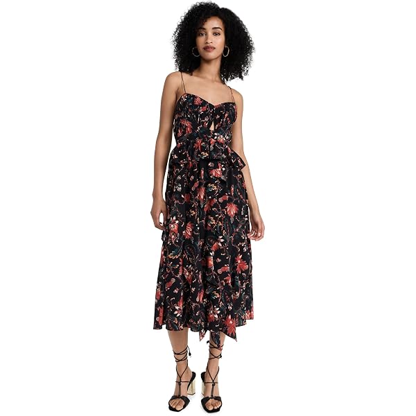 green emerald velvet dress Ulla Johnson Women's Golda Dress, Delphinium, 8 at Amazon Women's Clothing  store