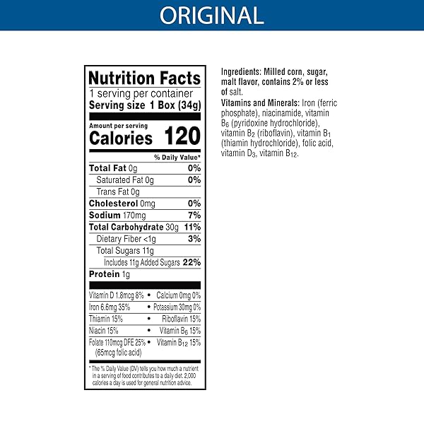 KELLOGG’S FROSTED FLAKES, BREAKFAST CEREAL, ORIGINAL, 1.2OZ (70 COUNT)