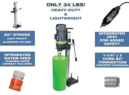 C.S. Unitec DBE 200 Power Core Drills product image 3