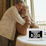 TROCOTN 7-Inch Dementia Clock Digital Calendar with Day Date Time Auto Dim view 6