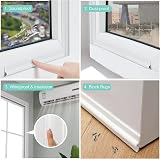 WanderGo Window Draft Excluder T Shape 236 Inch White Self-Adhesive view 5