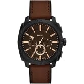 Fossil Men's Watch, Machine Stainless Steel Chronograph Watch for Men