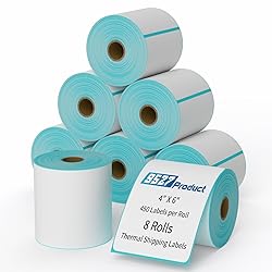 9527 Product 4" x 6" Direct Thermal Shipping Labels