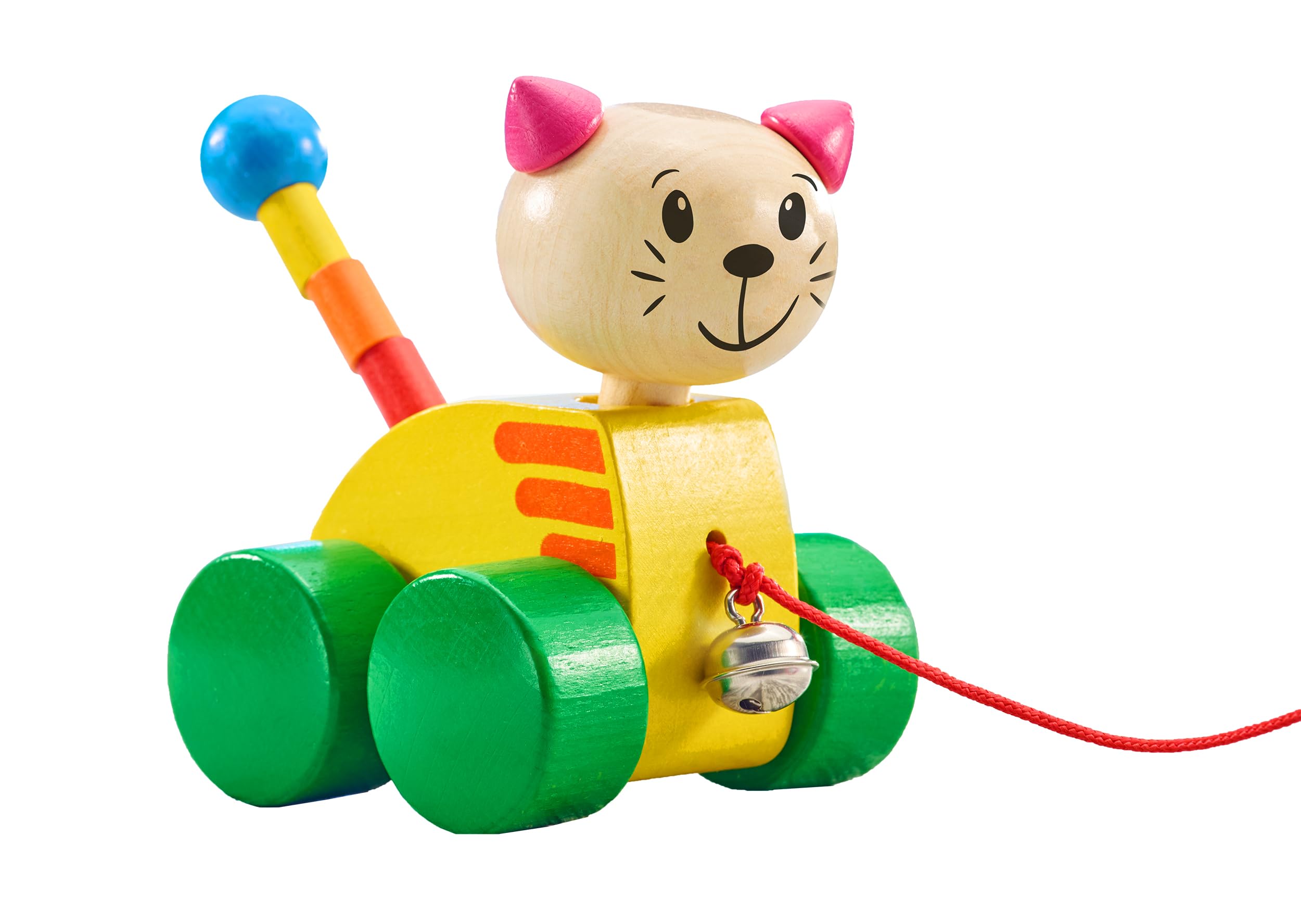 Selecta 62035 Tinka Pull-Along Cat Toy Wooden 12 cm