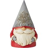 Enesco Jim Shore Heartwood Creek Nordic Noel Floral Hat Gnome Jolly Jultomten Figurine, 5.12 Inch, Multicolor