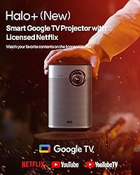 XGIMI Halo+ GTV NEW Portable Projector, Google TV